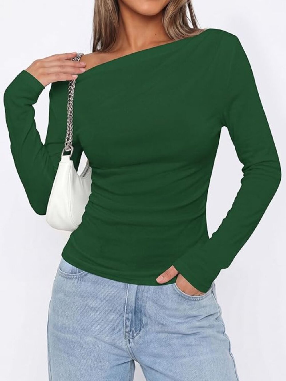 Off The Shoulder Going Out Long Sleeve Shirts NWT M